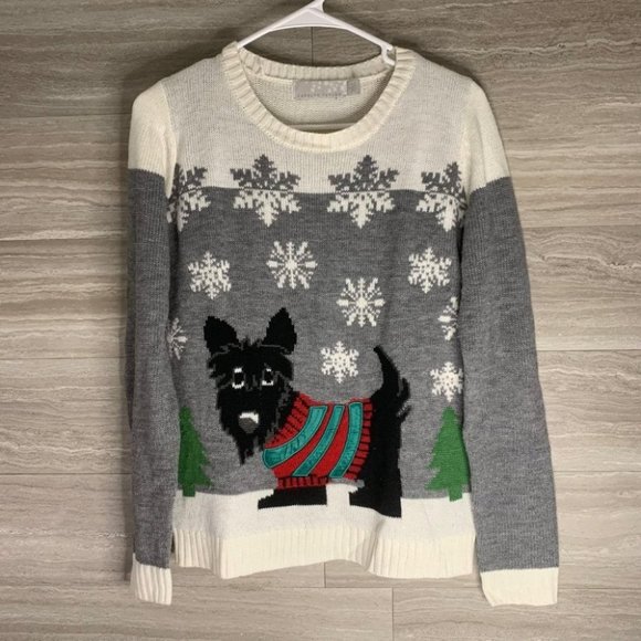 Carolyn Taylor Sweaters - Women’s Carolyn Taylor Dog Christmas Sweater